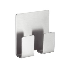 Zack Appeso Gancho de Pared Doble Acero Inoxidable 5,8x5,5 cm